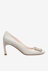 Roger Vivier Trompette 70 Pumps in Patent Leather Gray RVW40015280D1P B017