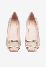 Roger Vivier Trompette 70 Pumps in Patent Leather Pink RVW40015280D1P C211