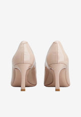 Roger Vivier Trompette 70 Pumps in Patent Leather Pink RVW40015280D1P C211