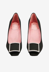 Roger Vivier Trompette 70 Pumps in Satin Black RVW40044010RS0 B999