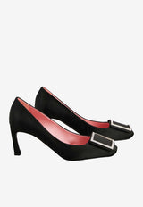 Roger Vivier Trompette 70 Pumps in Satin Black RVW40044010RS0 B999