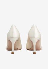 Roger Vivier Trompette 70 Pumps in Satin White RVW40044010RS0 C001
