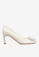 Roger Vivier Trompette 70 Pumps in Satin White RVW40044010RS0 C001