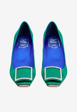 Roger Vivier Trompette 70 Pumps in Satin Green RVW40044010RS0 V016