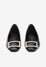 Roger Vivier Trompette Ballet Flats in Patent Leather Black RVW40415280D1P B999