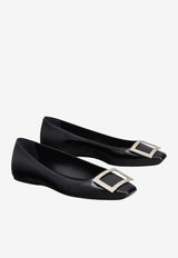 Roger Vivier Trompette Ballet Flats in Patent Leather Black RVW40415280D1P B999