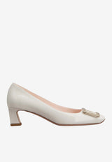 Roger Vivier Trompette 45 Pumps in Patent Leather Gray RVW44815280D1P B017