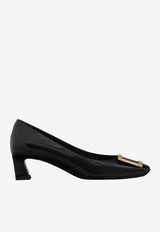 Roger Vivier Trompette 45 Pumps in Patent Leather Black RVW44815280D1P B999