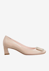 Roger Vivier Trompette 45 Pumps in Patent Leather Pink RVW44815280D1P C211