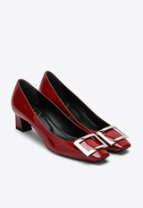 Roger Vivier Trompette 45 Patent Leather Pumps Red RVW44815280D1P/P_ROGVI-R406