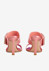 Roger Vivier Trompette 85 Satin Mules Pink RVW45244410RS0 M202