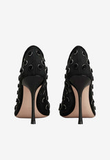 Roger Vivier I Love Polka Dot 85 Mesh Pumps Black RVW53844400V38 B999