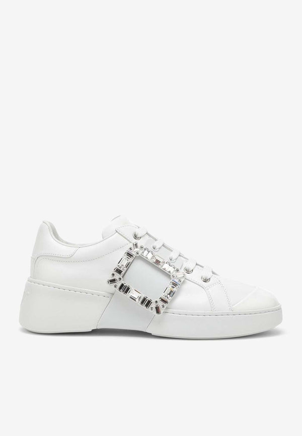 Roger Vivier Crystal-Embellished Low-Top Sneakers RVW54229110LXQ/O_ROGVI-B001