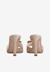 Roger Vivier Trompette 85 Mules in Patent Leather Pink RVW60337750D1P C211