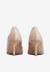 Roger Vivier Viv’ In The City 65 Pumps in Patent Leather RVW61830690D1PC211 C211 Blush