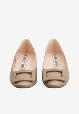 Roger Vivier U Look Ballet Flats in Patent leather Gray RVW66834910D1P C415