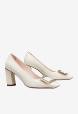 Roger Vivier Belle Vivier 75 Pumps in Patent Leather Off-white RVW71300920D1P C019