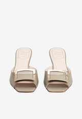Roger Vivier Trompette 45 Mules in Patent Leather Gray RVW74839190D1P C415