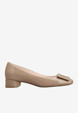 Roger Vivier U Look Ballet Flats in Patent leather Gray RVW76741290D1P C415