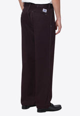 Needles Wide-Leg Tailored Pants Burgundy RW212PL/R_NEEDL-BU