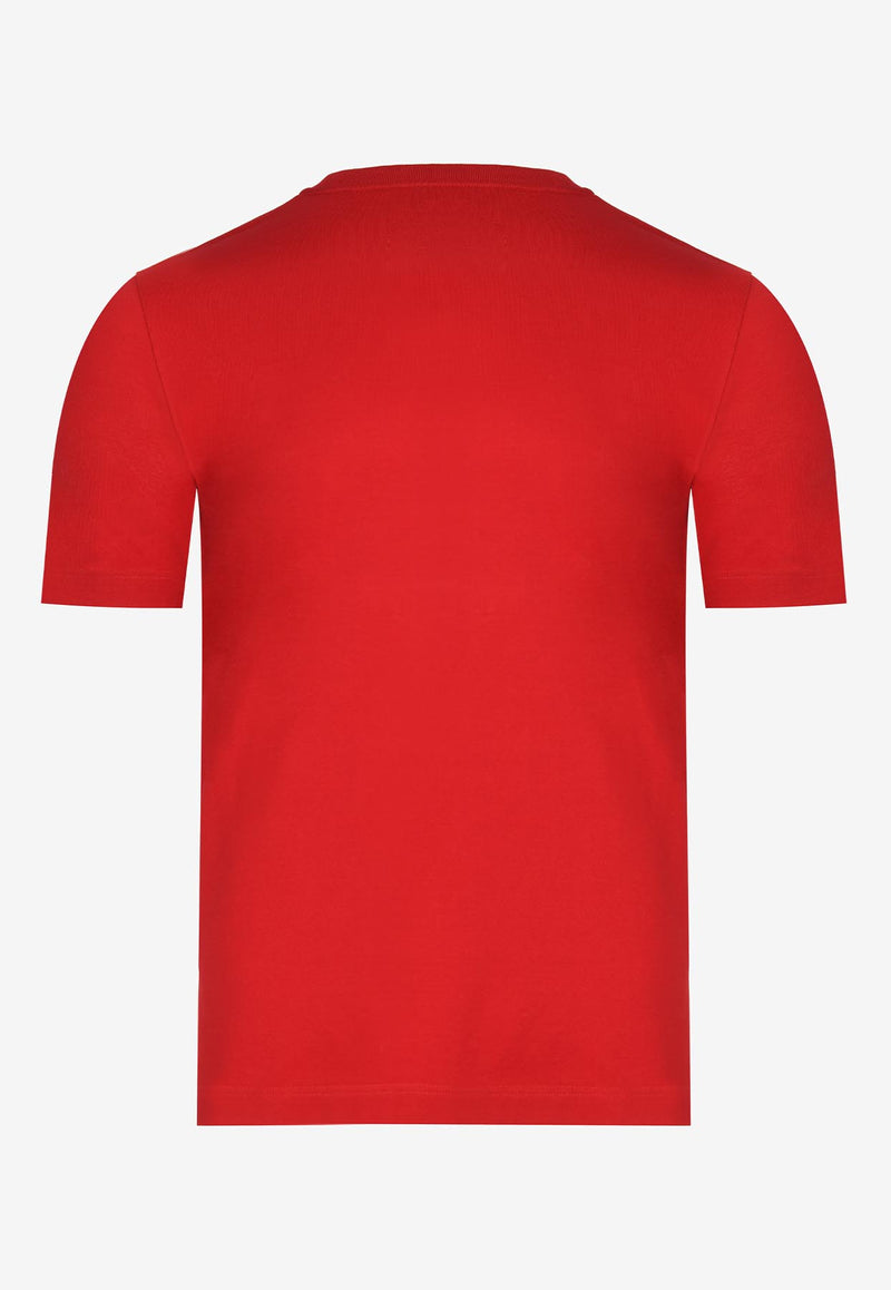 "H" Embroidered T-shirt