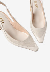 RODO Mariel 55 Slingback Pumps White S010140894_WHITE MULT