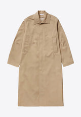 1989 Studio Mackintosh Single-Breasted Coat Beige S03MBG004UFAB001/Q_1989-4300