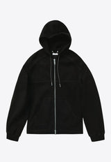 1989 Studio Denim Zip-Up Hooded Sweatshirt Black S03MCG001DEN002/Q_1989-0100