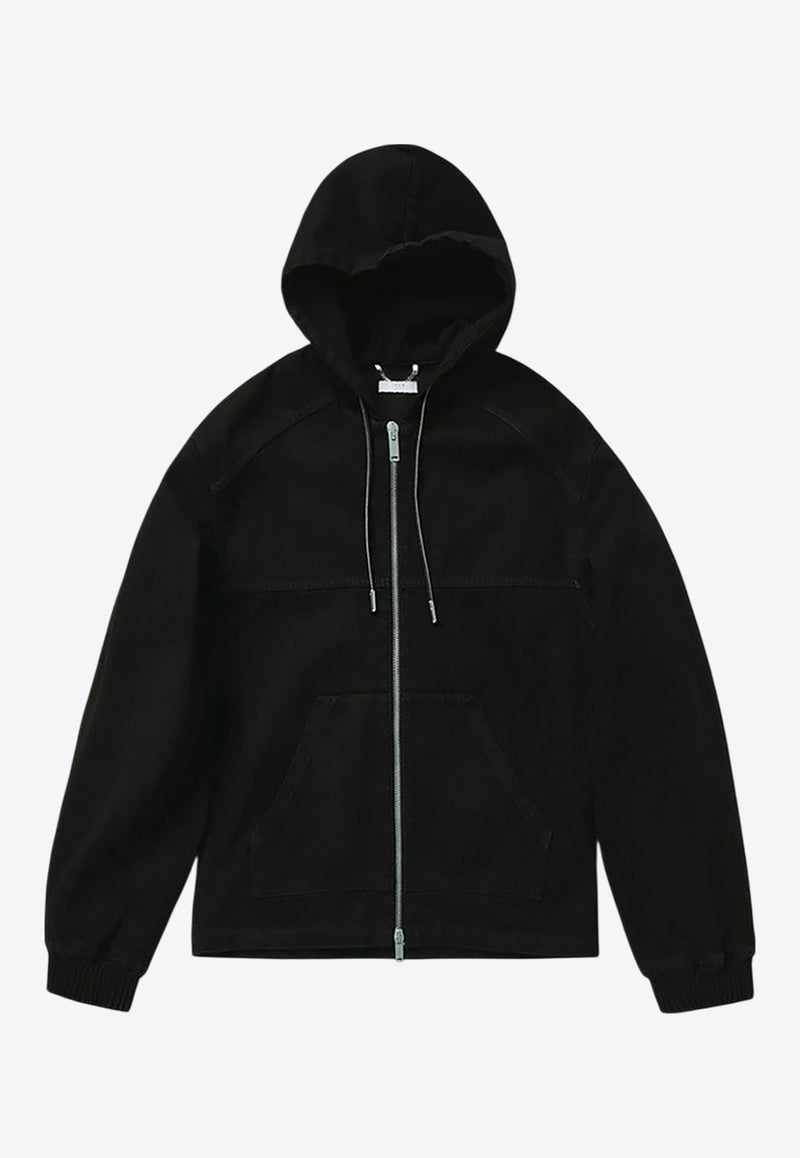 1989 Studio Denim Zip-Up Hooded Sweatshirt Black S03MCG001DEN002/Q_1989-0100