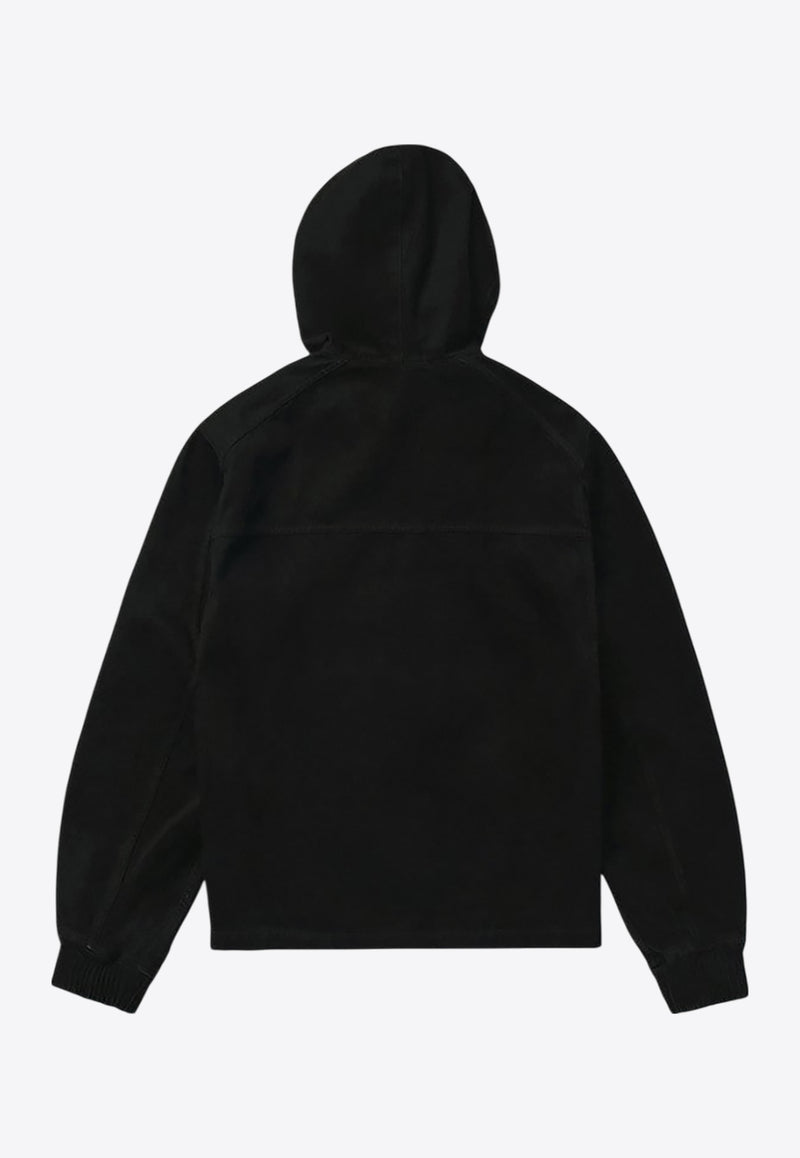 1989 Studio Denim Zip-Up Hooded Sweatshirt Black S03MCG001DEN002/Q_1989-0100