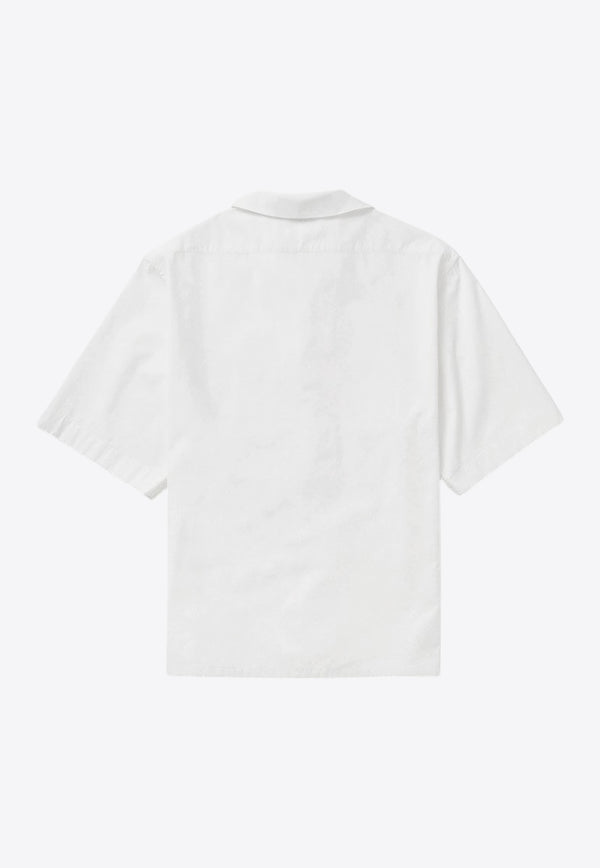 1989 Studio Short-Sleeved Poplin Shirt White S03MFB003FAB001/Q_1989-4000