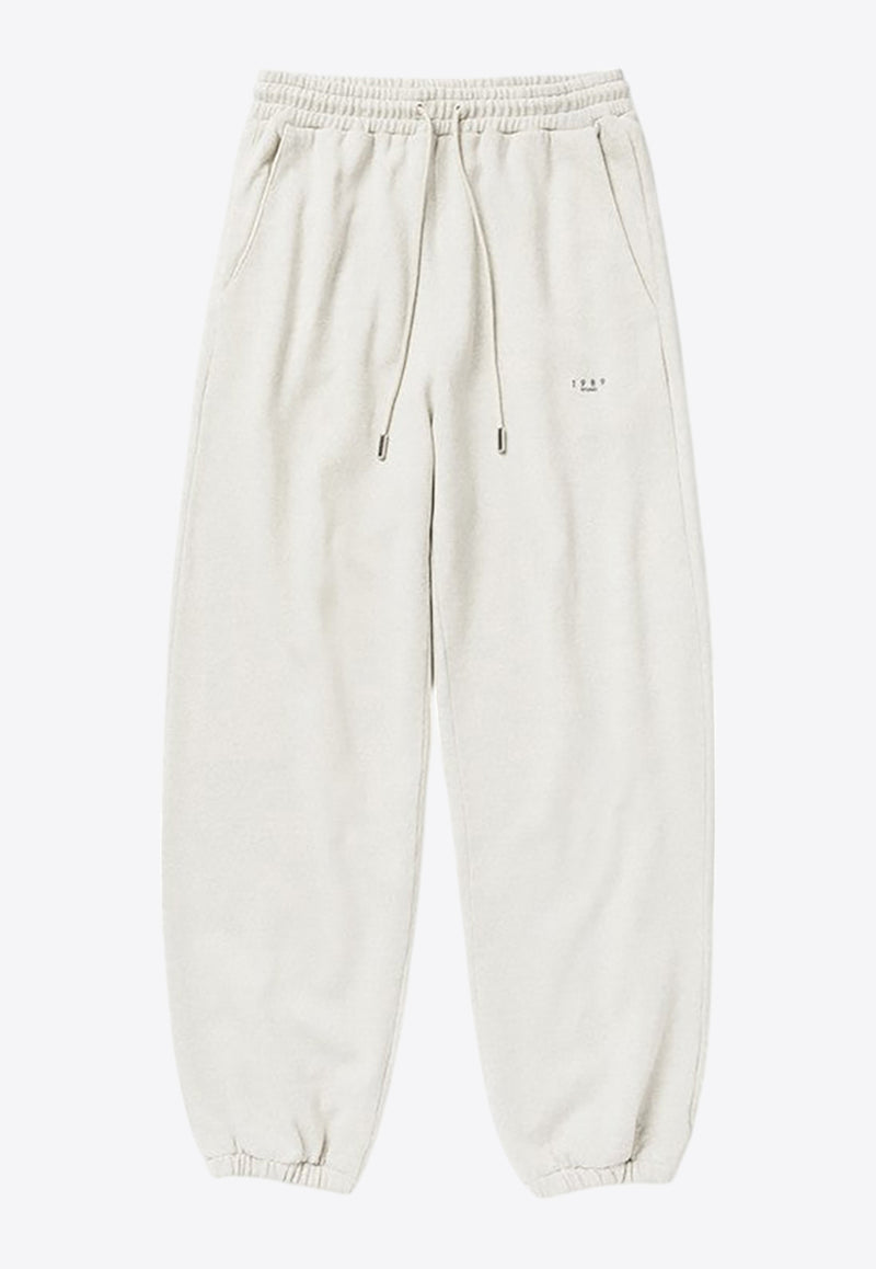 1989 Studio JP Wide-Leg Track Pants Cream S03MME005FLE002/Q_1989-4200