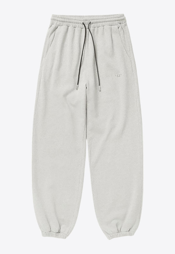 1989 Studio Embroidered Logo Track Pants Gray S03MME005UFLE002/Q_1989-1300