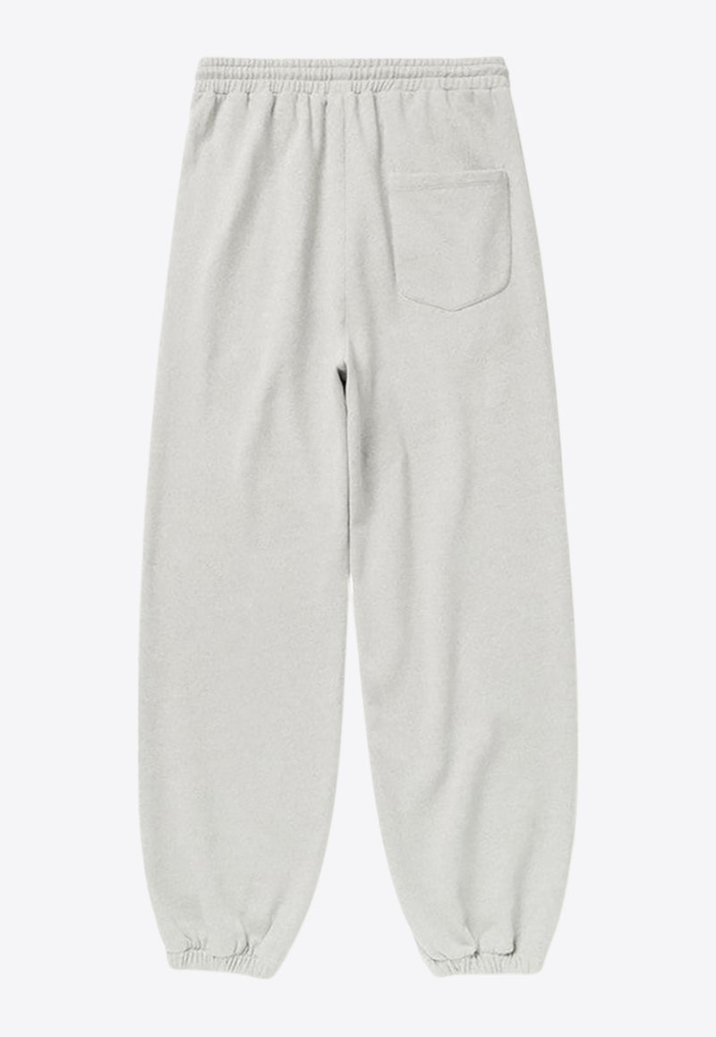 1989 Studio Embroidered Logo Track Pants Gray S03MME005UFLE002/Q_1989-1300