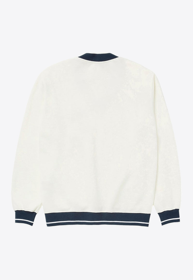 1989 Studio V-neck Logo Sweatshirt  Off-white S03MMH001FLE001/Q_1989-4100