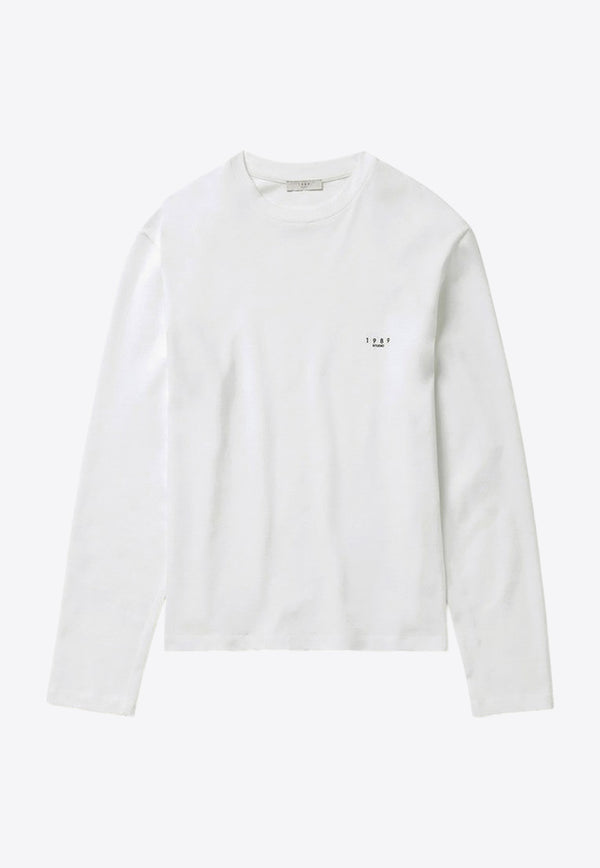 1989 Studio Logo Embroidered Long-Sleeved T-shirt White S03UEC001JER001/Q_1989-4000