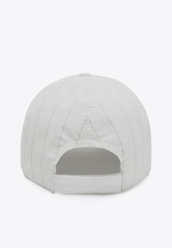 1989 Studio Logo Patch Stripe Baseball Cap White S03UHE004FAB001/Q_1989-4000