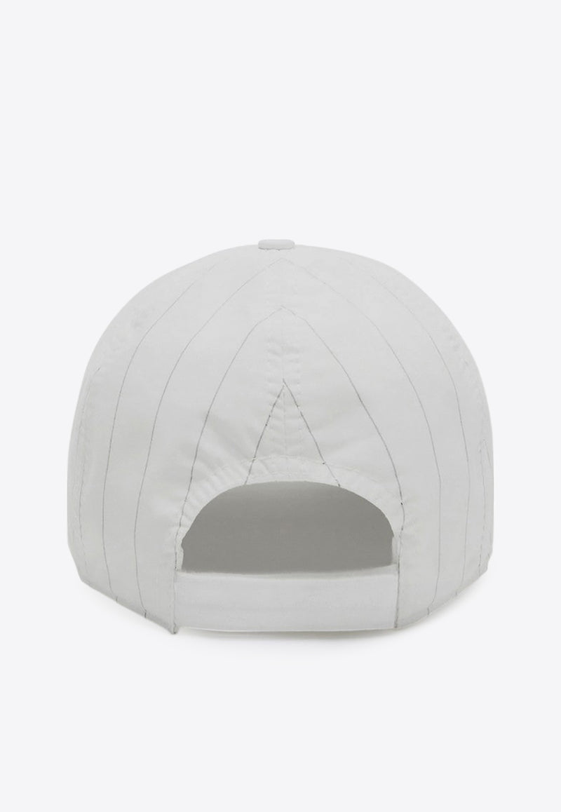 1989 Studio Logo Patch Stripe Baseball Cap White S03UHE004FAB001/Q_1989-4000