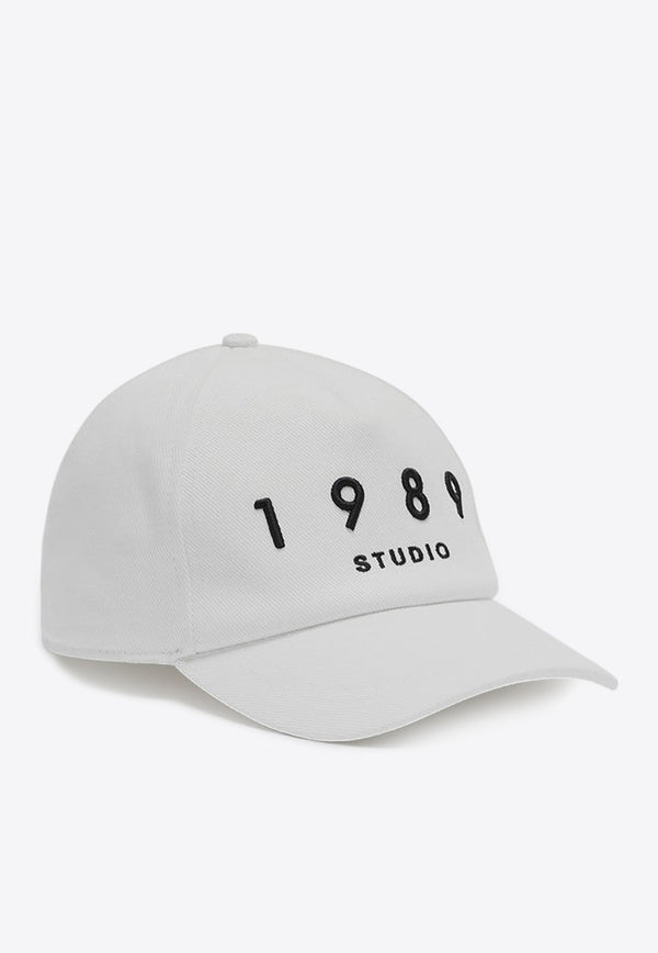 1989 Studio Embroidered Logo Baseball Cap White S03UHE004FAB003/Q_1989-4000