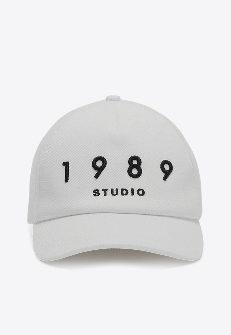 1989 Studio Logo Patch Baseball Cap White S03UHE004UFAB003/Q_1989-4000