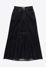 1989 Studio Flared Maxi Denim Skirt Blue S03WCH002DEN001/Q_1989-6200