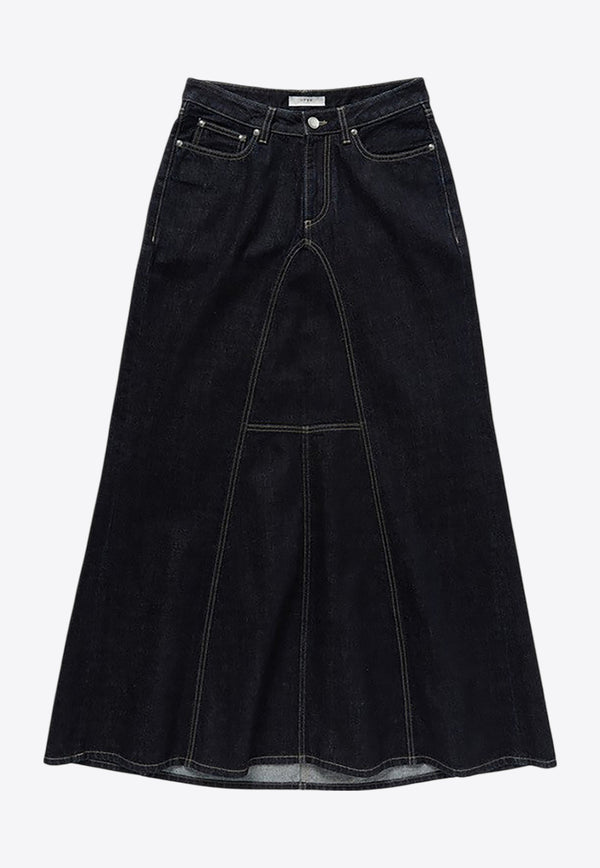 1989 Studio Flared Maxi Denim Skirt Blue S03WCH002DEN001/Q_1989-6200
