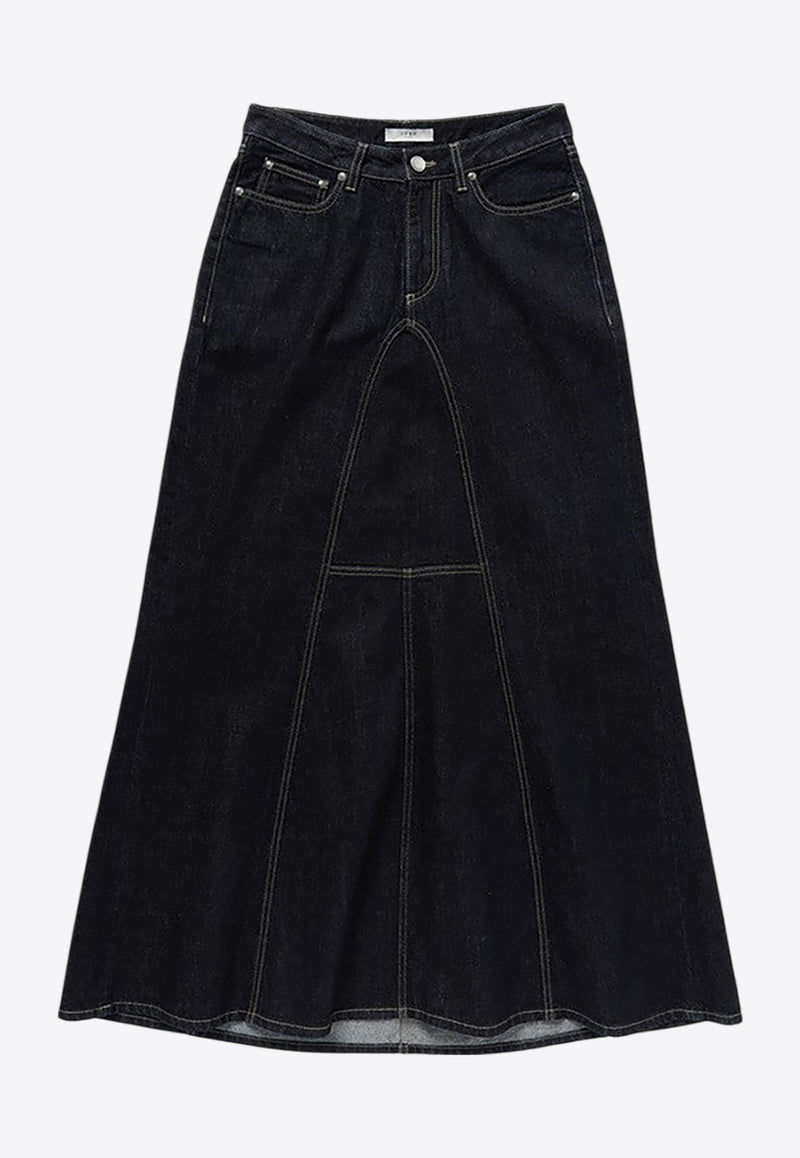 1989 Studio Flared Maxi Denim Skirt Blue S03WCH002DEN001/Q_1989-6200