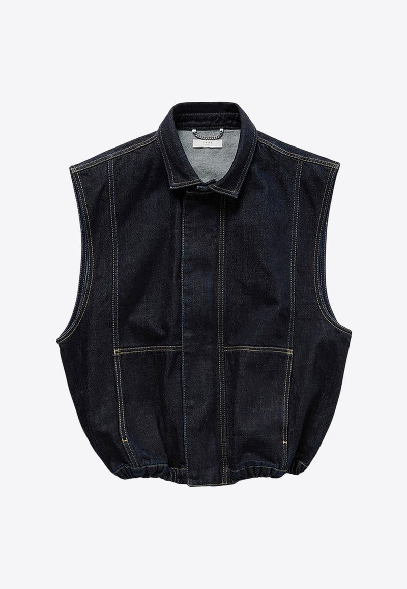 1989 Studio Zip-Up Denim Vest Blue S03WCI001DEN001/Q_1989-6200