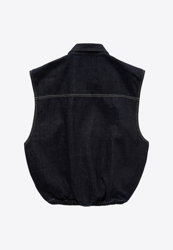 1989 Studio Zip-Up Denim Vest Blue S03WCI001DEN001/Q_1989-6200