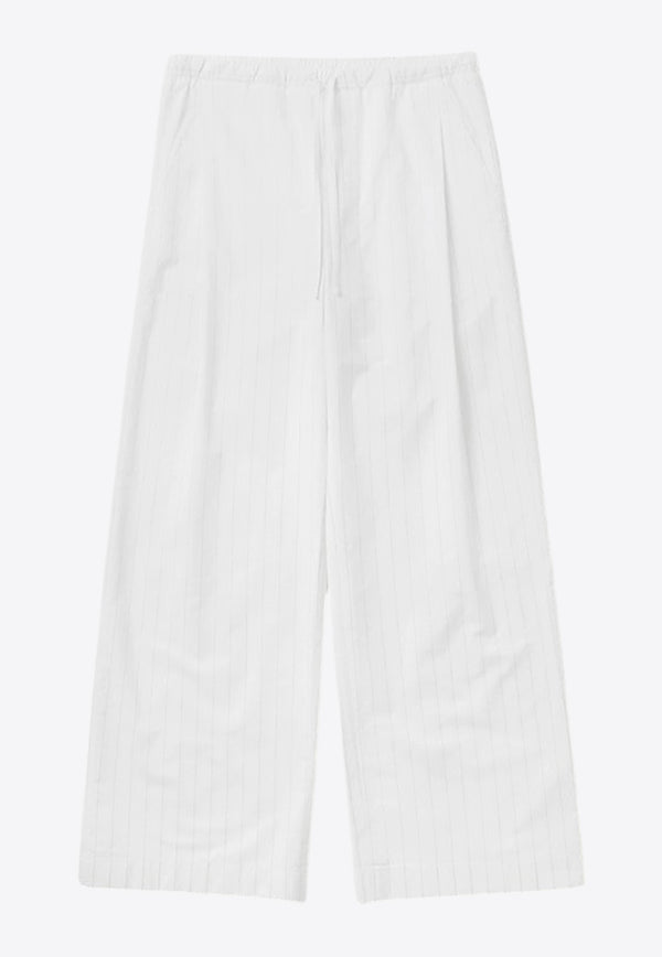 1989 Studio Striped Boxy Pants White S03WDE001FAB002/Q_1989-4000