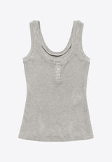 1989 Studio Waffle Ribbed Tank Top Gray S03WEI001JER001/Q_1989-1100