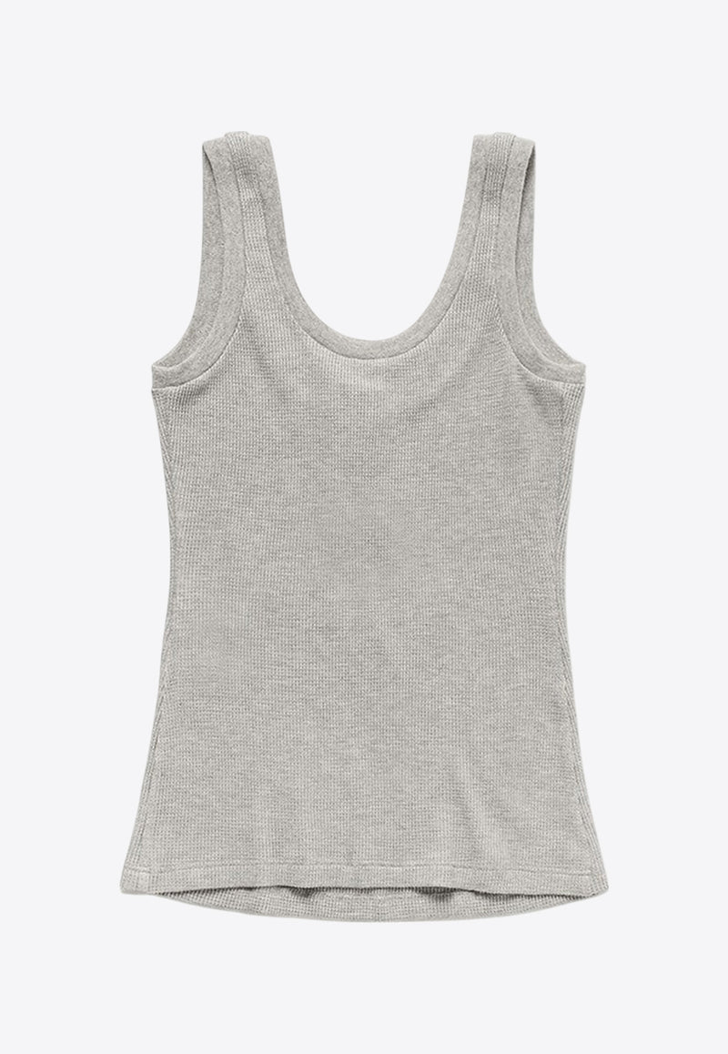 1989 Studio Waffle Ribbed Tank Top Gray S03WEI001JER001/Q_1989-1100