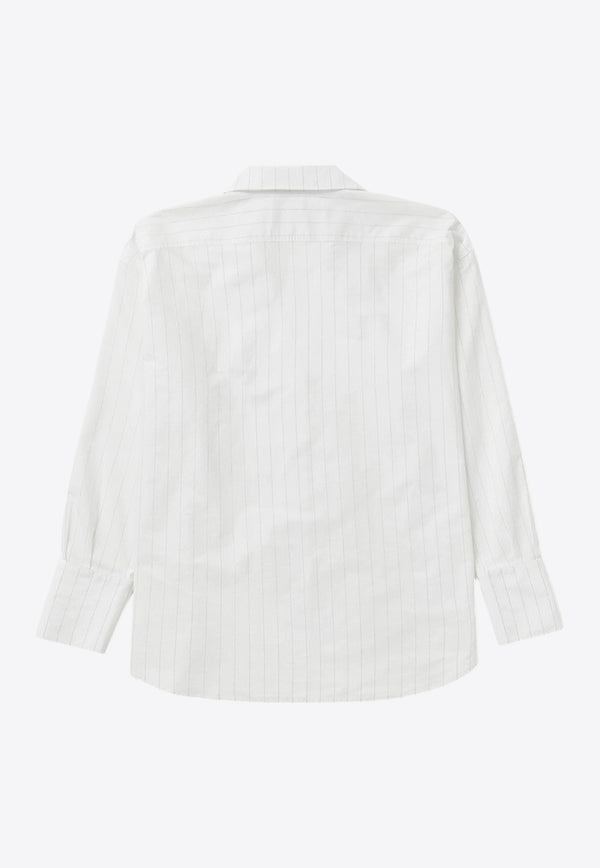1989 Studio Striped Long-Sleeved Button-Up Shirt White S03WFC001FAB003/Q_1989-4000