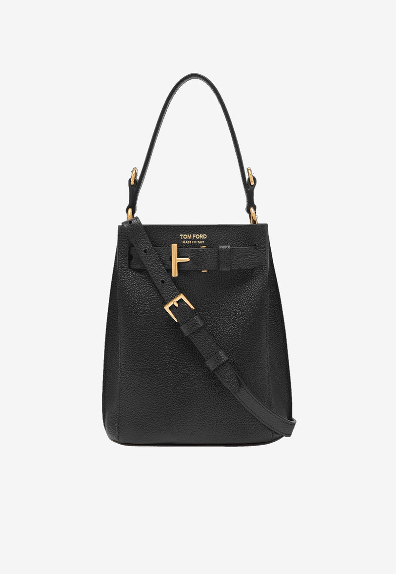 Tom Ford Audrey Mini Grain Leather Bucket Bag S0481-LCL429X 1N001